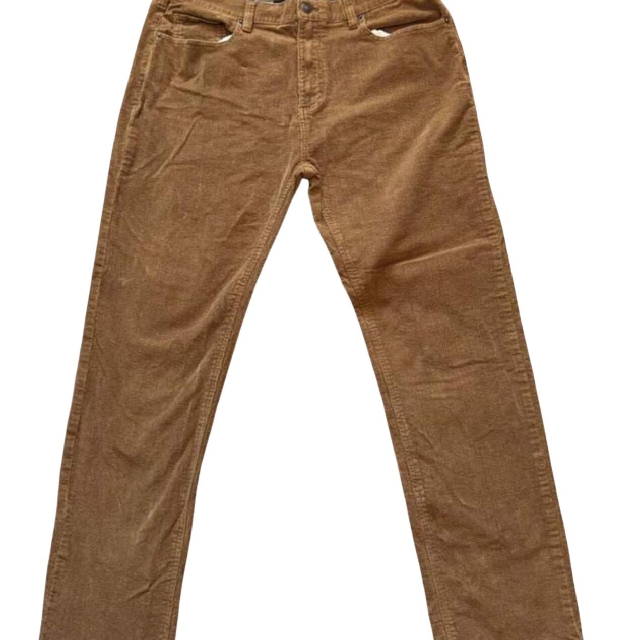 Denizen Levi's Mens Corduroy Pants 36x32 Brown Straight Leg Stretch Cords